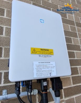Sugrow inverter hang with a wall